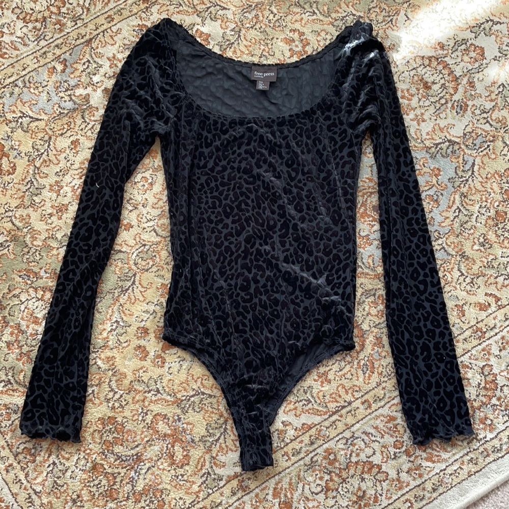 Free Press Leopard Print Bodysuit